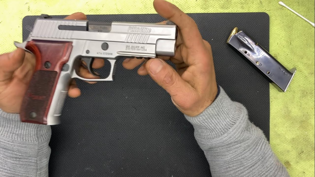 Sıg sauer ınc exeter nh usa p226 elite tanıtım detaylı temizlik sökme takma