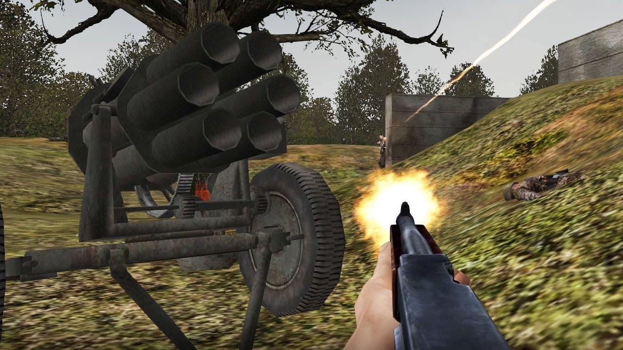 The Nebelwerfer Hunt - Medal Of Honor: Allied Assault No commentary gameplay
