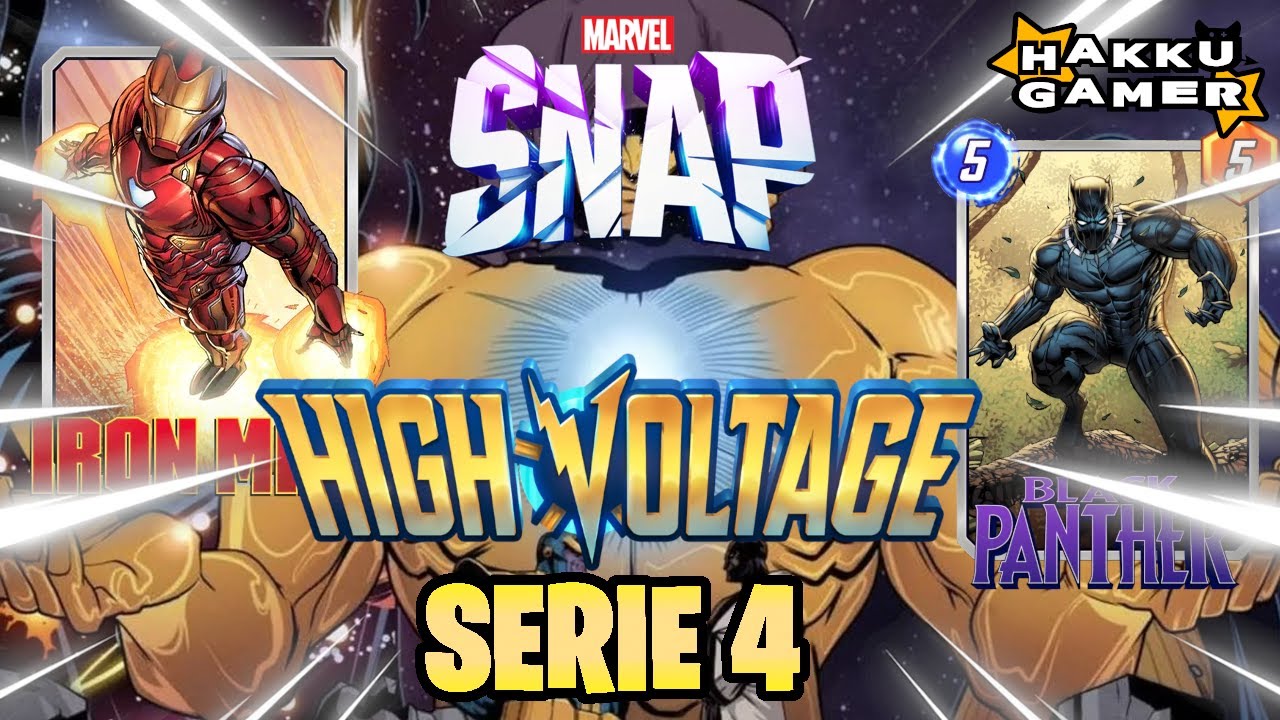 ¡Baraja SERIE 4 para ALTO VOLTAJE! ⚡ Dominando el nuevo evento | Marvel Snap Alto Voltaje Tribunal