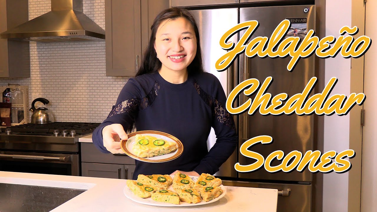 Jalapeño Cheddar Scones Recipe | A Simple Savory Baked Good