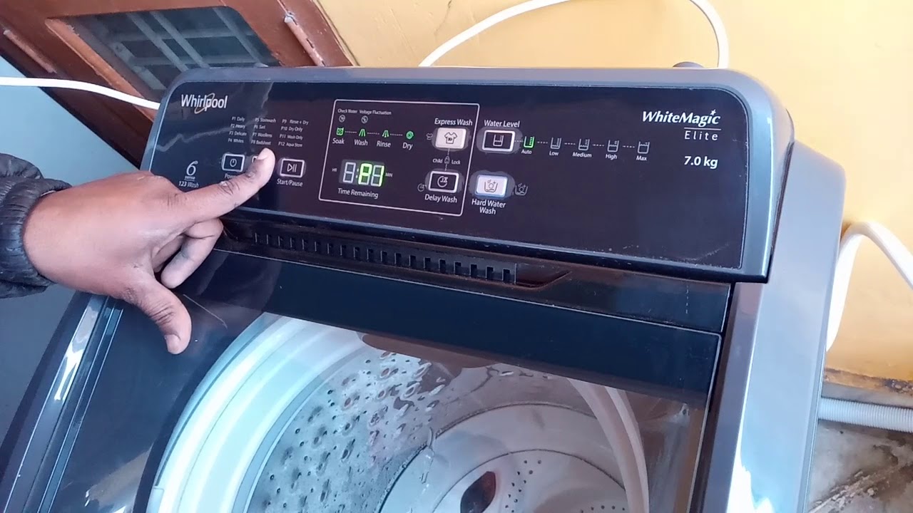 Whirlpool White Magic (Elite 7 Kg Model: 31312) Washing Machine Demo 