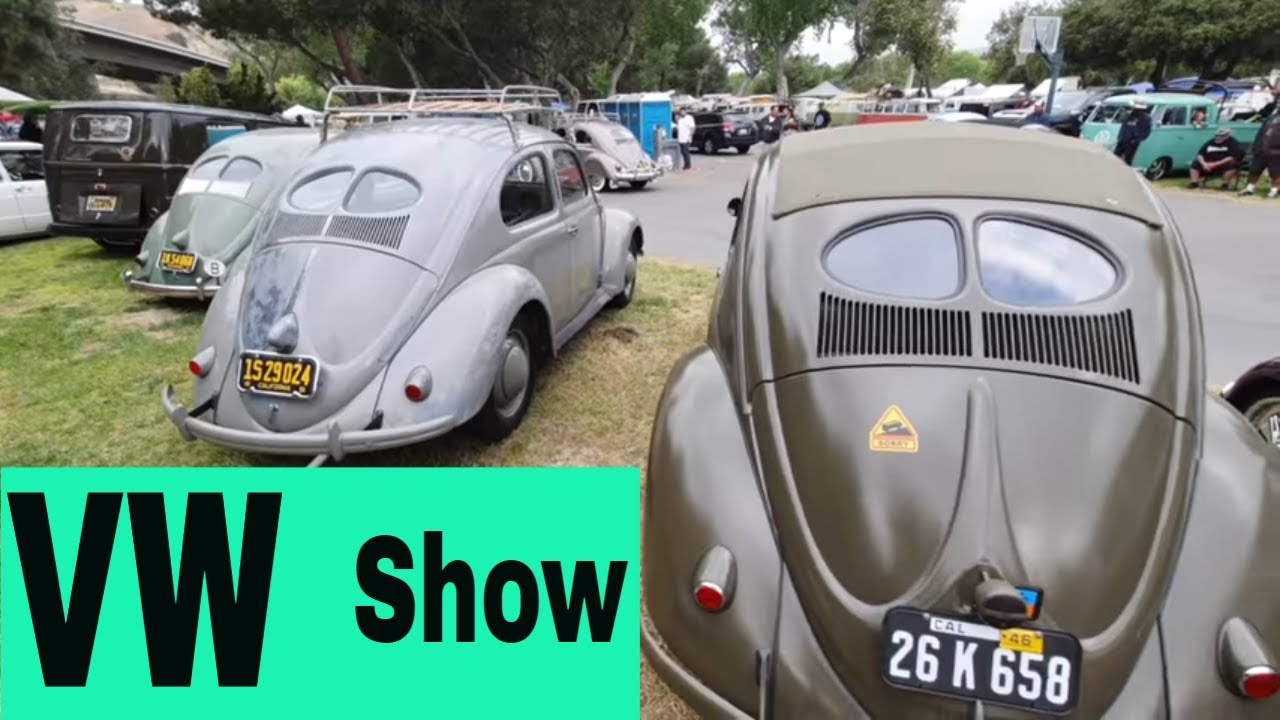 VW CAR SHOW Spring Picnic camping event VW busses campers and split window bugs