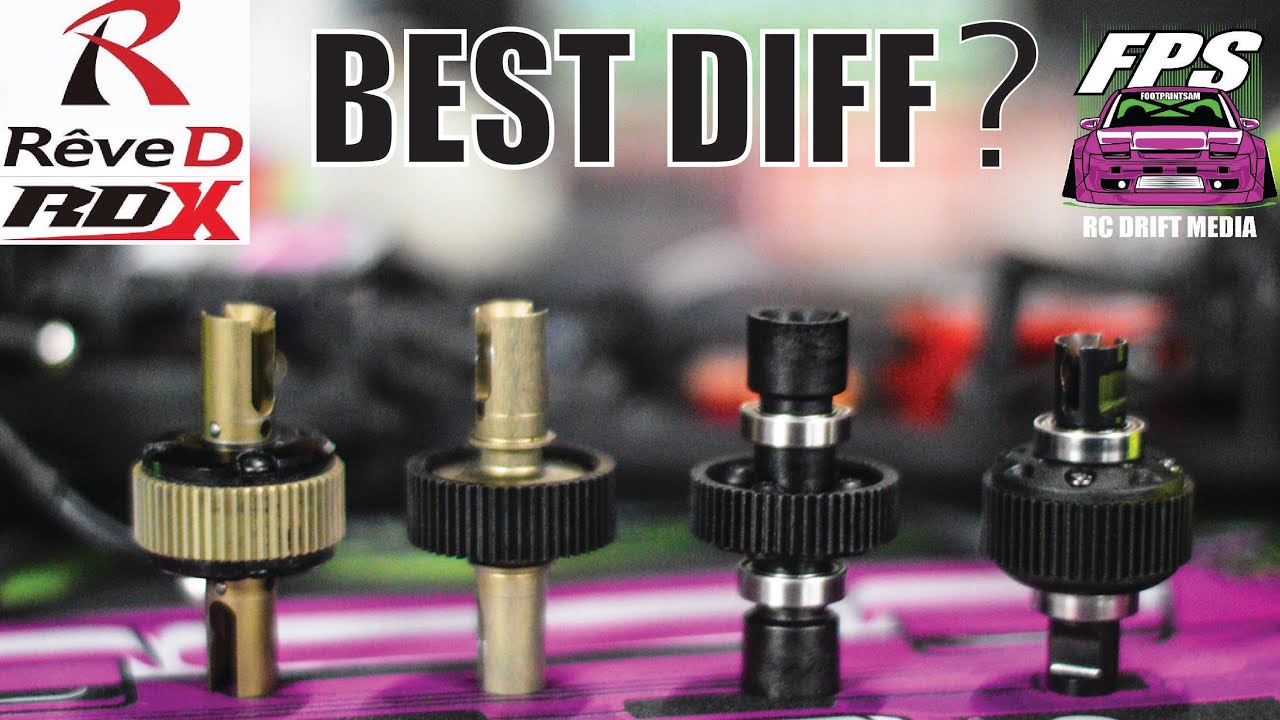 Reve'D RDX Diff Testing: выявлен неожиданный победитель RC DRIFT