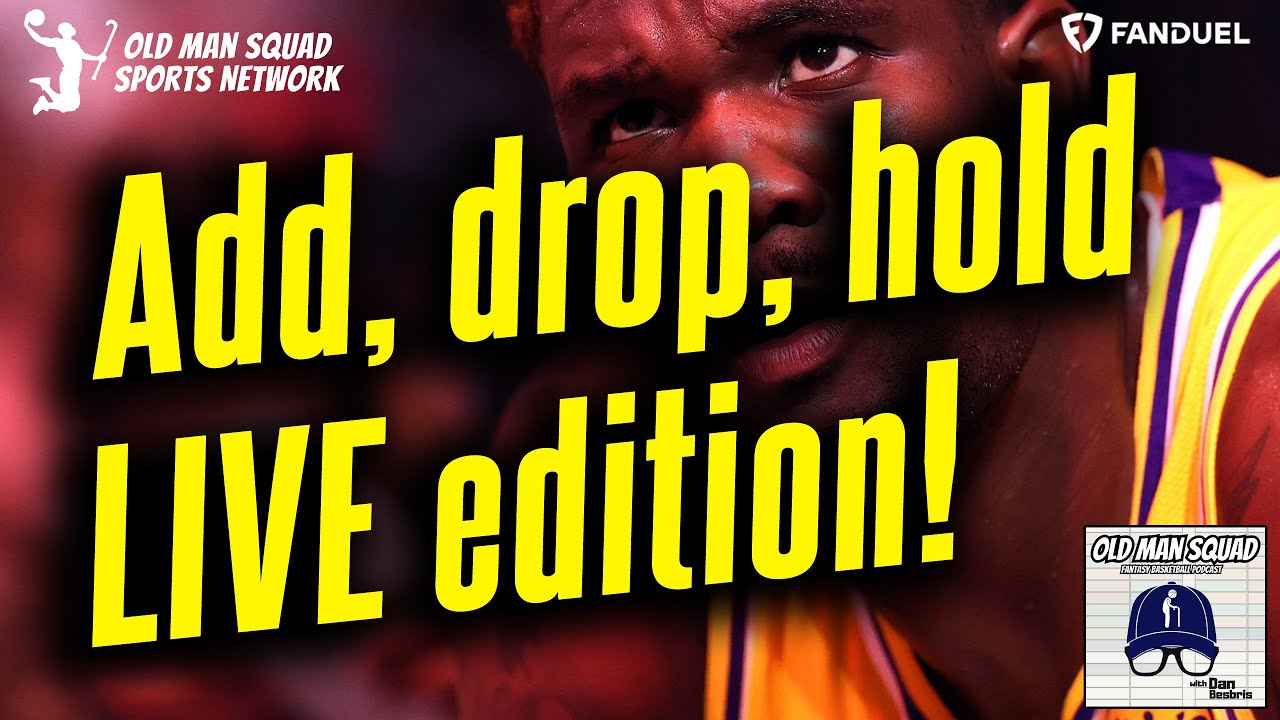 ADD, DROP or HOLD *LIVE* with Dan Besbris | Fantasy Q&A Wednesday