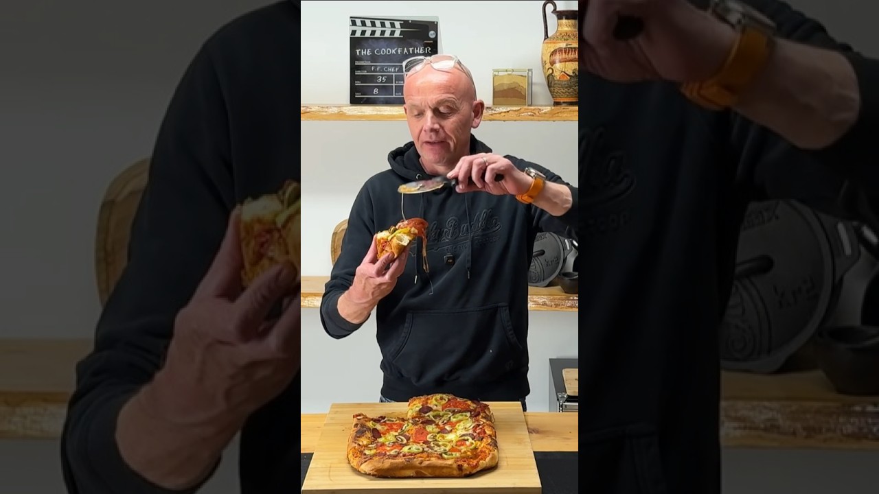 Pizza sycylijska - Babcine ciasto #gotowanie #pizza #przepis