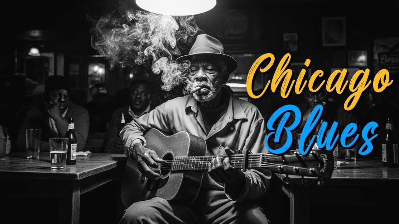 Authentic Chicago Blues Music | Deep Blue Notes & Jazz Relaxation Session 🌙🎷