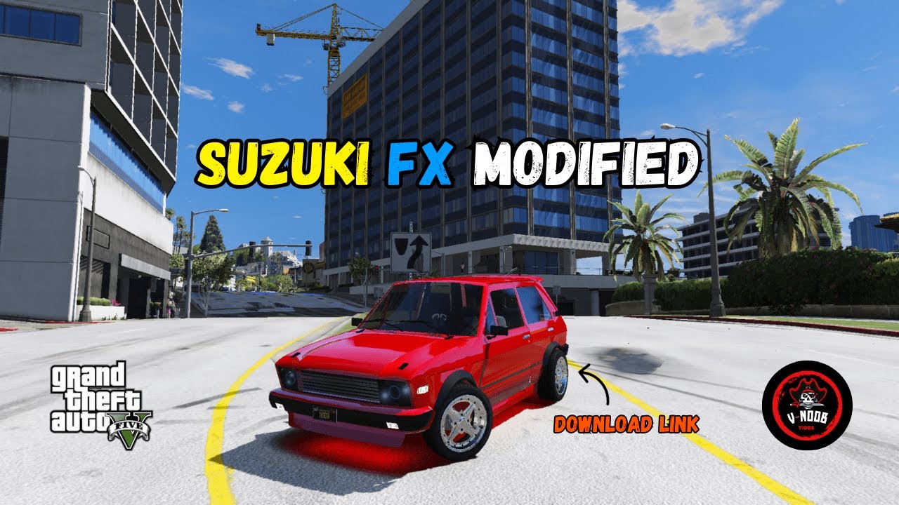 SUZUKI FX MODIFIED MODS IN GTA5 | GTA5 MODS | HINDI/URDU | DOWNLOAD LINK | V NOOB TIDES