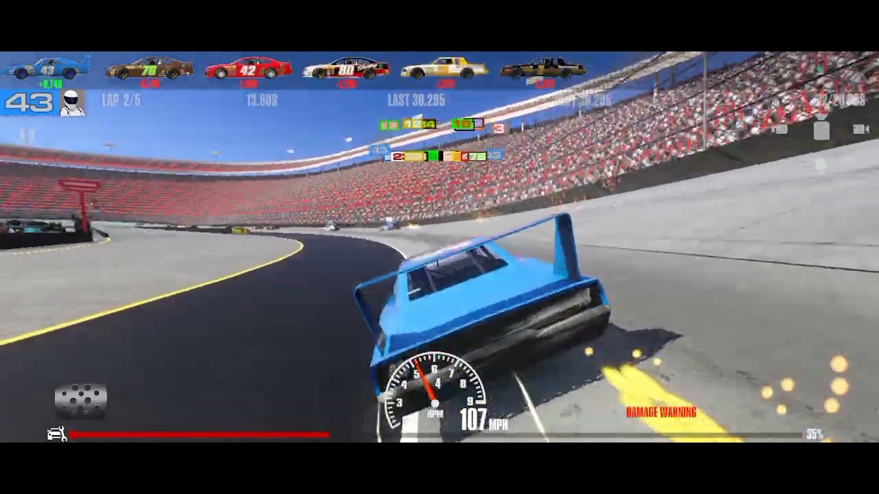 Nascar oyunu Masinim dodge charger daytona