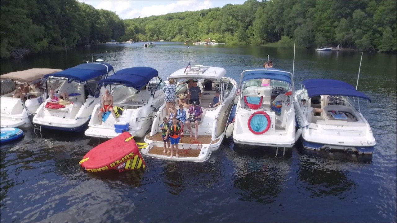 4 of JULY 2017 weekend, Lake Wallenpaupack incl. FIREWORKS from DRONE