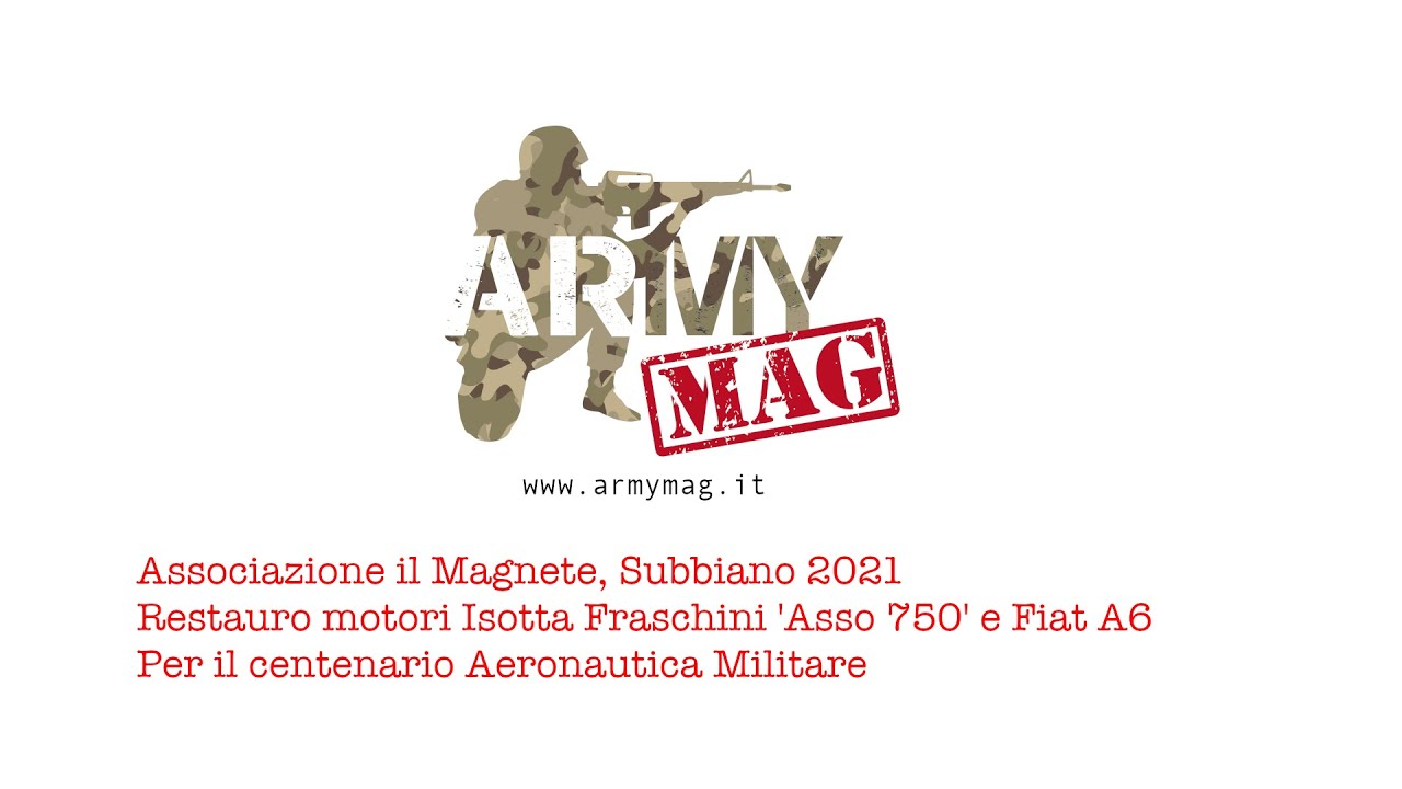 Associazione il Magnete, restauro motori Isotta Fraschini Asso 750 e Fiat A6