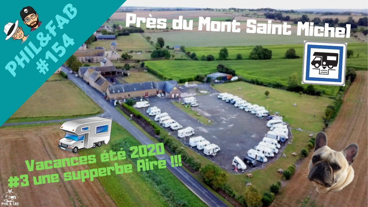 VACANCES EN CAMPING CAR UNE AIRE PRES DU MONT SAINT MICHEL #3