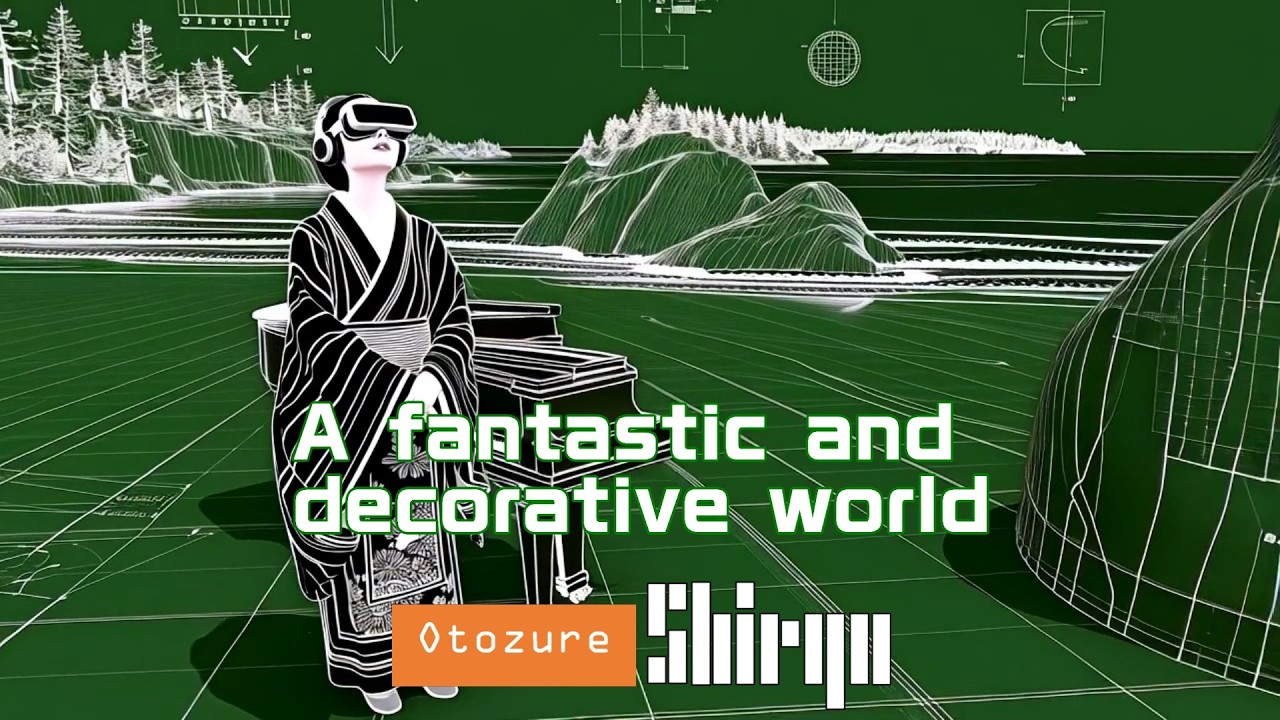 【AI Music】音連・紫龍 - 幻想的で装飾的な世界, Otozure Shiryu - A fantastic and decorative world [ MV ]