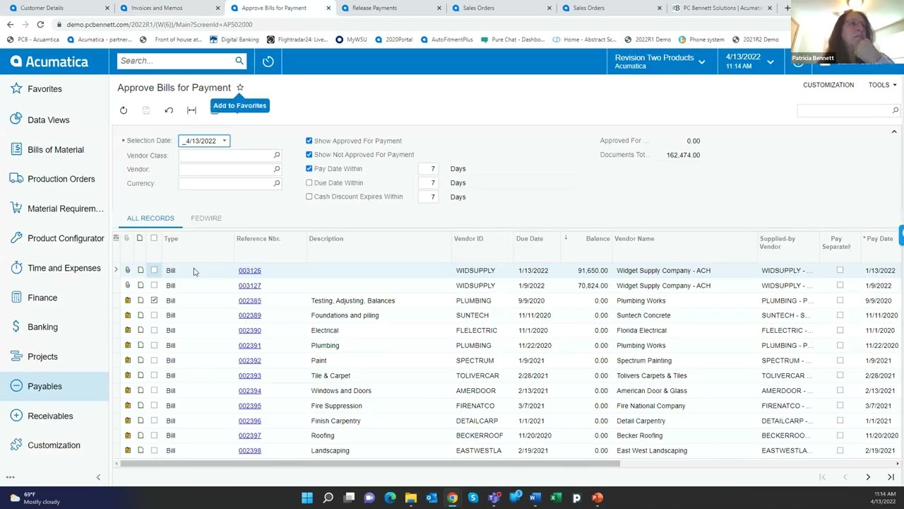 Советы и рекомендации по более эффективному использованию Acumatica