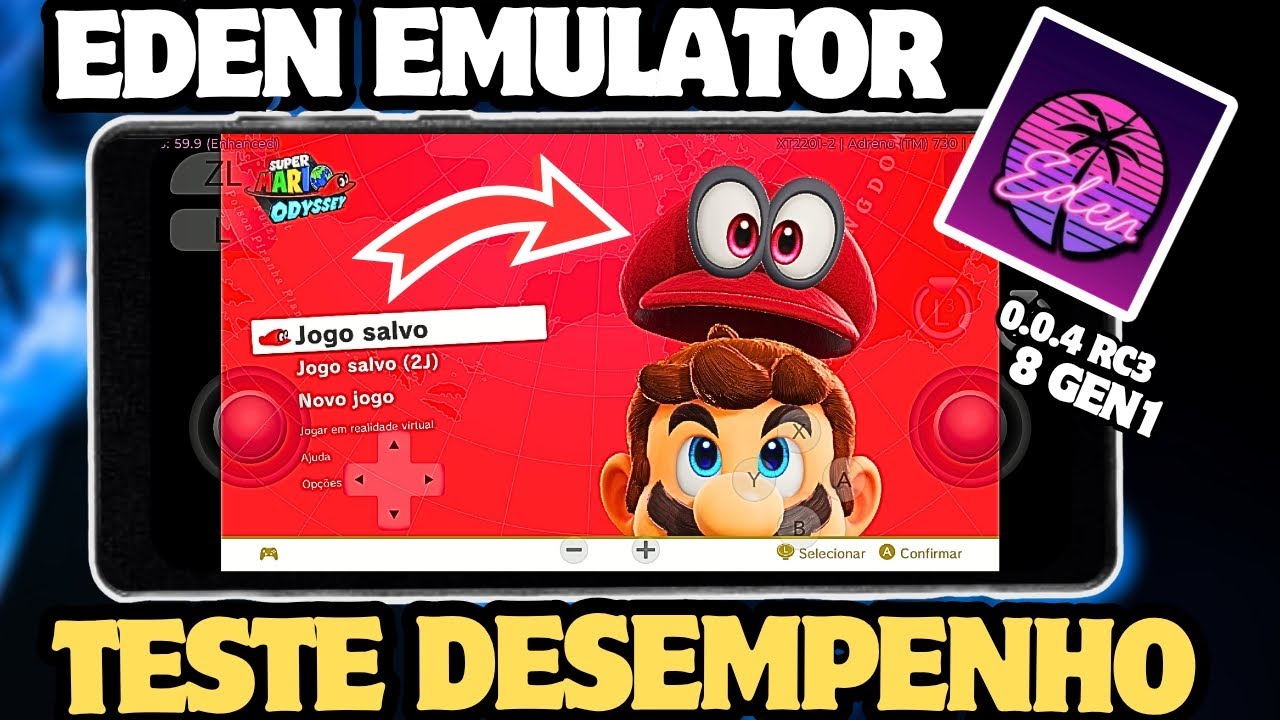 TOP 7 jogos PESADOS do SW1TCH rodando no Android (Eden Emulator)