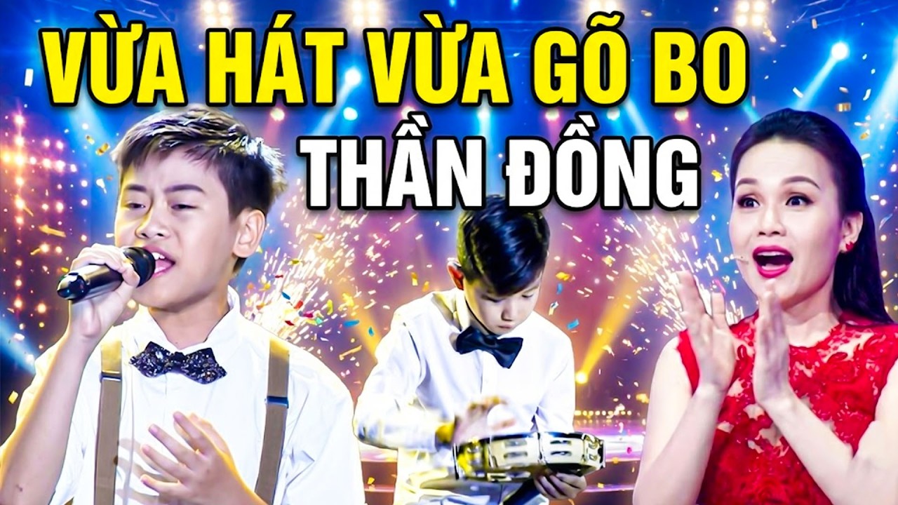 Cậu bé VỪA HÁT VỪA GÕ BO quá TÀI NĂNG khiến CẨM LY vỗ tay không ngớt