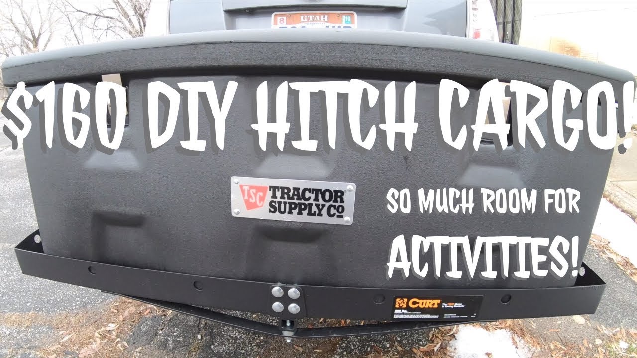 DIY HITCH CARGO CARRIER $160!!  😳🤔💸👍🏻