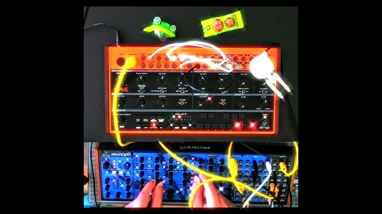 Behringer Proton Interstellar theme sequenced by Crave