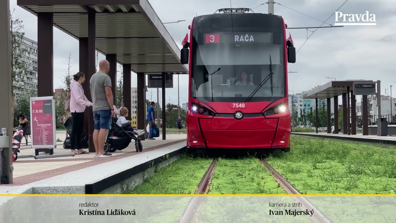 Nová električka do Petržalky vyštartovala s meškaním aj chýbajúcimi lávkami
