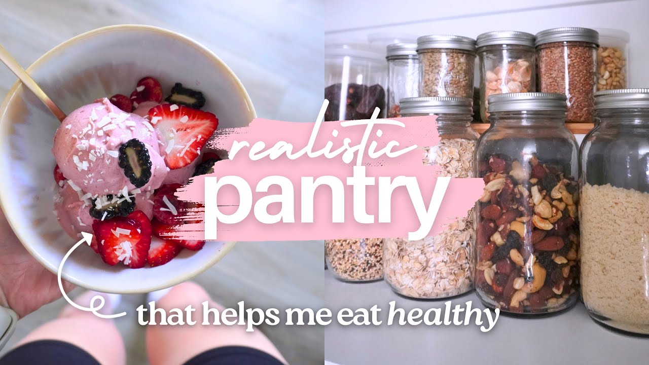 Step-by-step HEALTHY PANTRY makeover & organization!