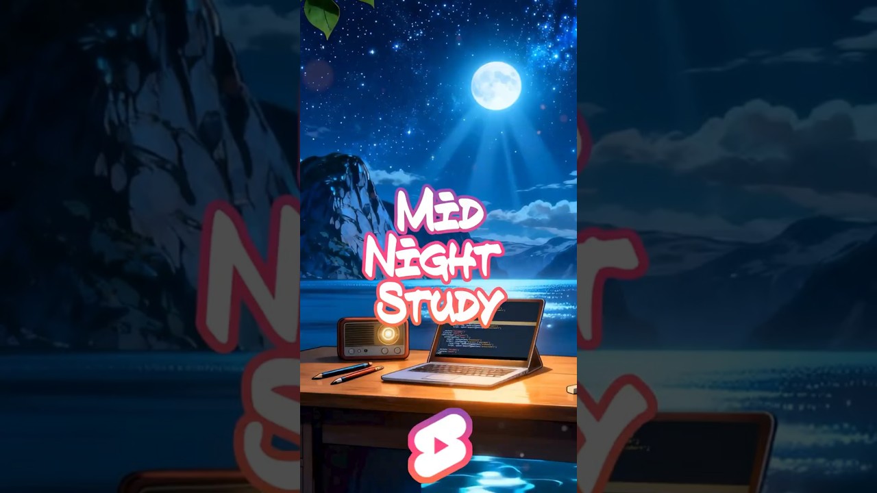 Lofi Night Study Session in NORWAY Fjord — White Noise and Nature Sounds to Help You Focus