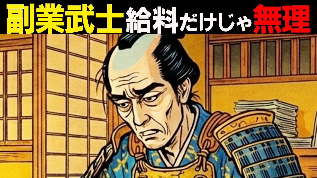 【衝撃】江戸の武士、給料だけでは暮らせなかった