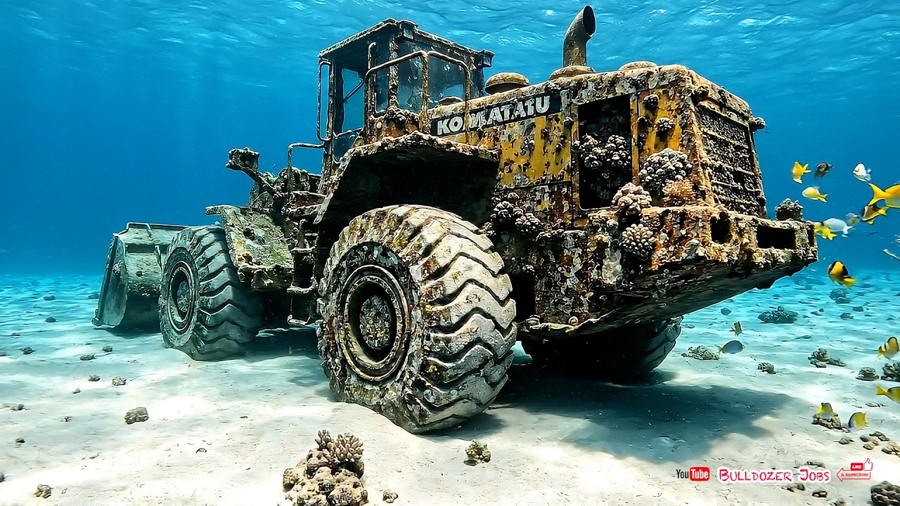 Discovery an Abandoned Rusted Komatsu Wheel Loader Under Ocean Floor! Transformed Back New