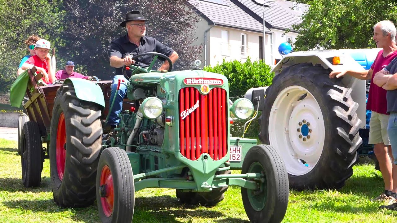 Pannenfreie Rückkehr der Lanz Oldtimerfreunde - Team-Luxembourg Brouch/ Mersch 14.07.2024