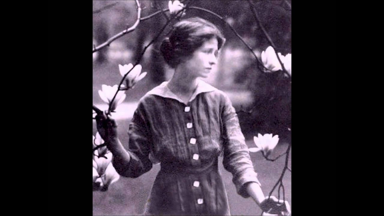 Edna St. Vincent Millay reads 