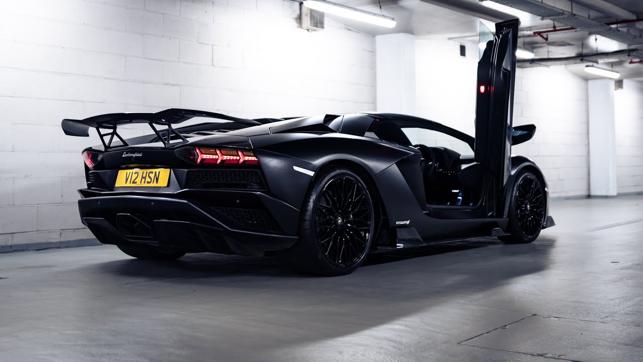 WRAPPING the Lamborghini Aventador S Satin Black at Posh Customs