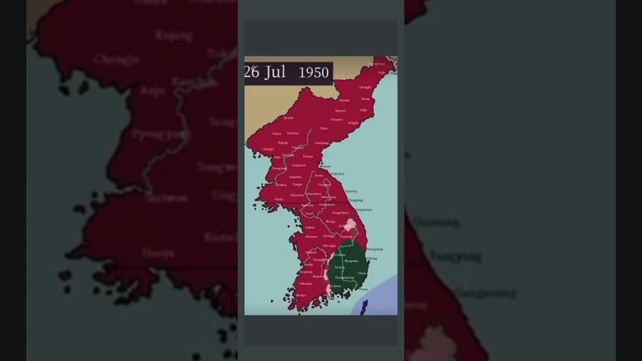 光速看完朝鲜战争/韩战战场变化