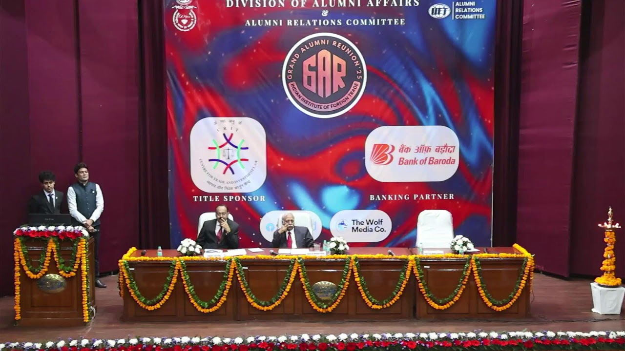 GAR 2025  ||  IIFT ALUMINI MEET || LIVE STREAM