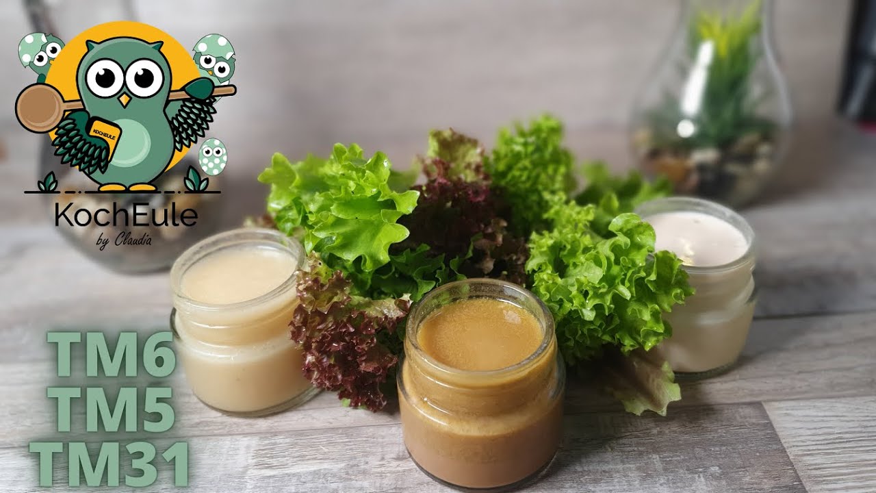 So zauberst du dir dein Salatdressing auf Vorrat | Salatsaucen einfach & schnell | Thermomix TM6 TM5