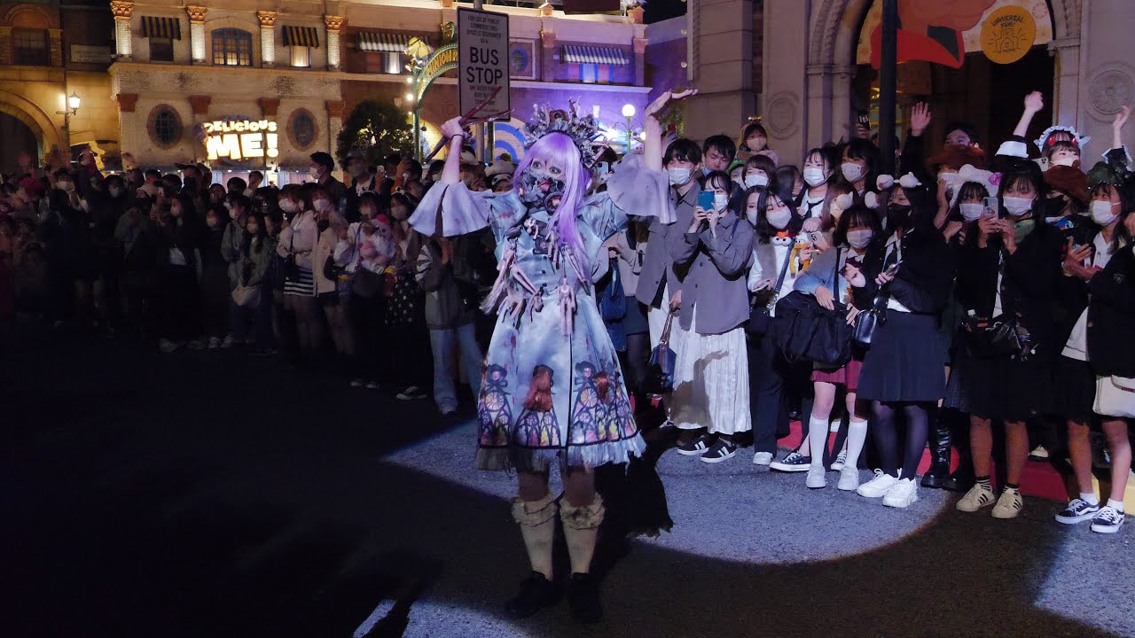 【USJホラーナイト】ゴシック・キラー・キューティーズ　ゾンビ・デ・ダンス　USJ Halloween Horror Nights 2022　2022/10（4K UHD 60fps）