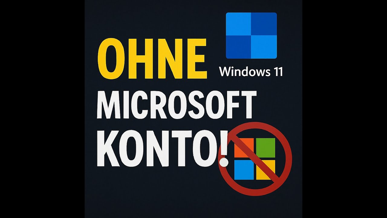 Windows 11 ohne Microsoft-Konto installieren (2025) – Schritt für Schritt Anleitung!