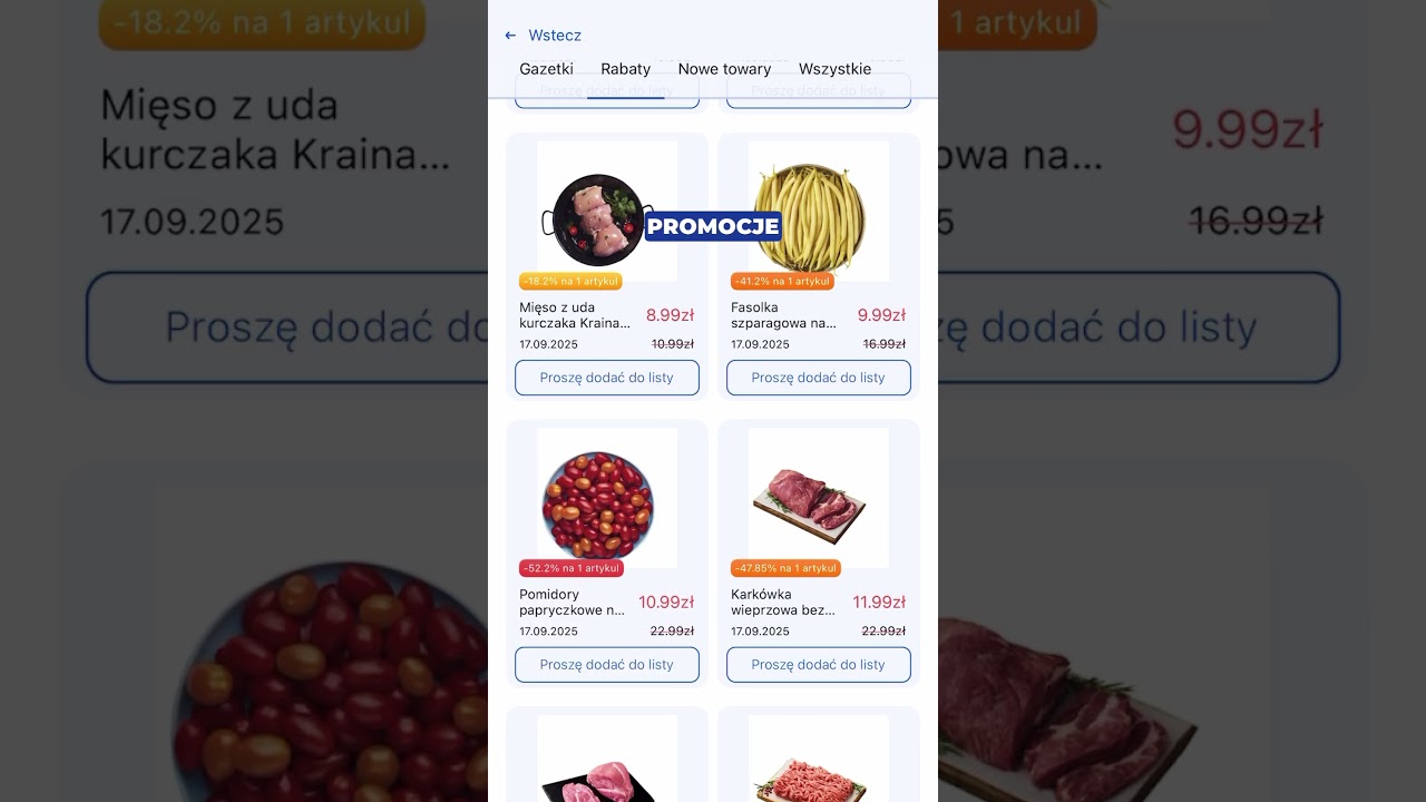 Te produkty kupiłam dziś w promocji &mdash; jeden &ndash;30%, drugi &ndash;40%