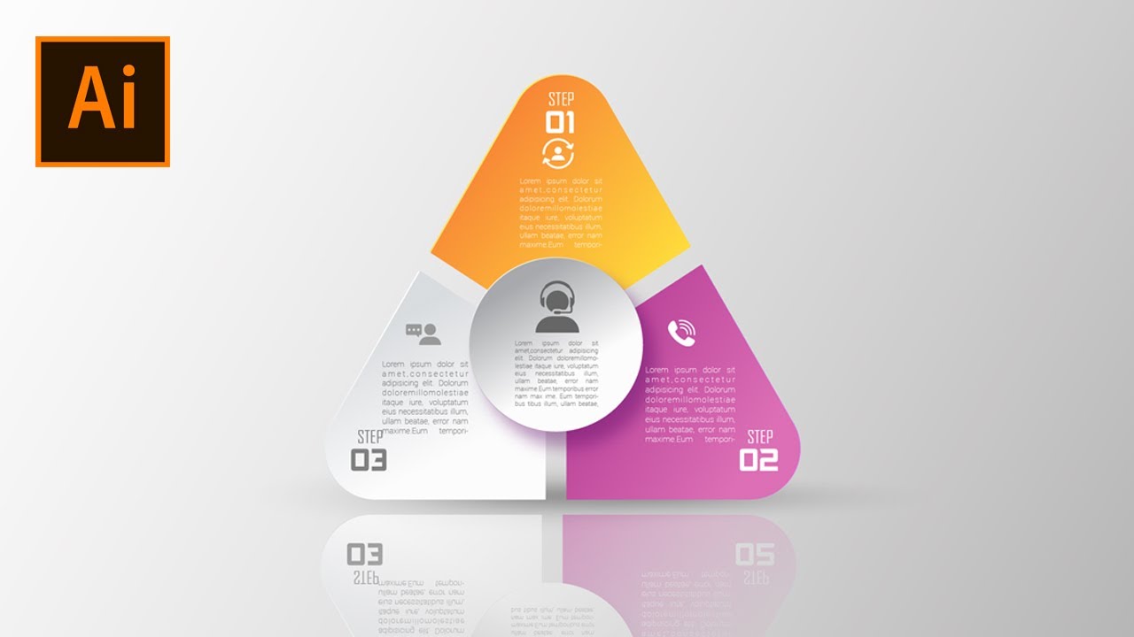 Create infographics | Adobe Illustrator CC Tutorial | Vector Design 