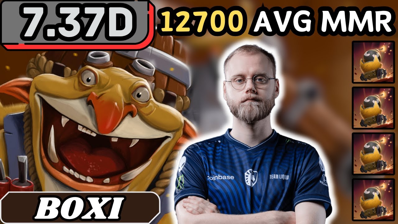 7.37d - Boxi TECHIES Soft Support Gameplay - Dota 2 Full Match Gameplay