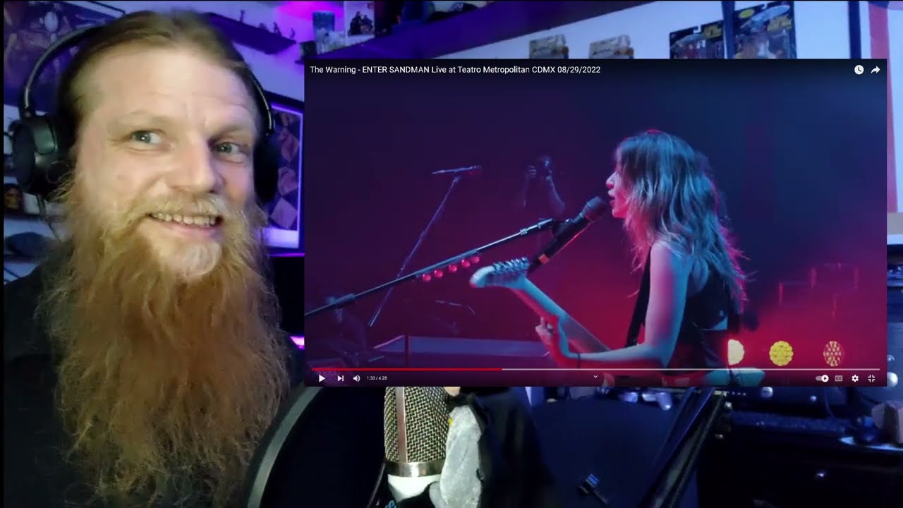 THE WARNING - Enter Sandman REACTION | Metal Head DJ reacts