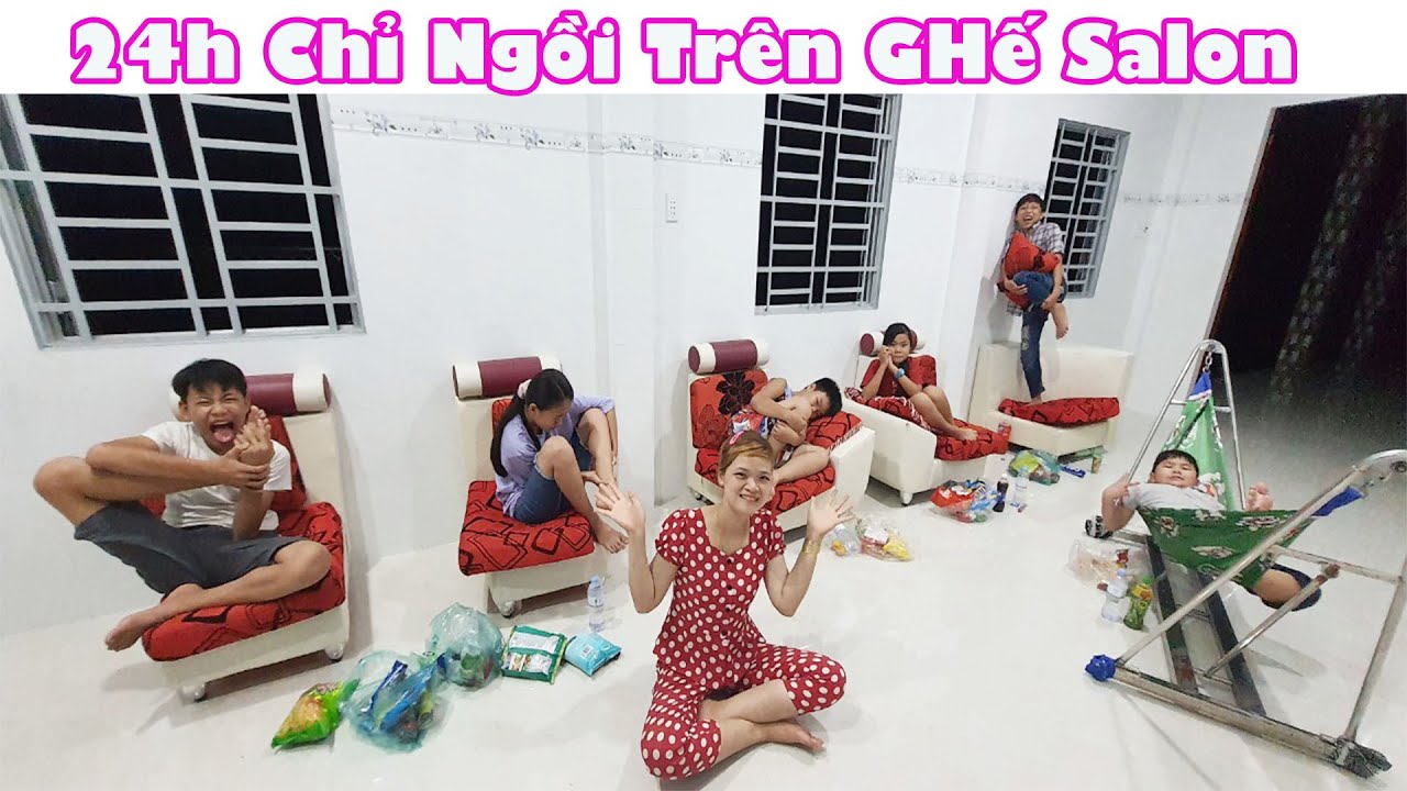 Thử Thách Người Cuối Cùng Còn Ngồi Trên Ghế Salon #trangandvinhtv