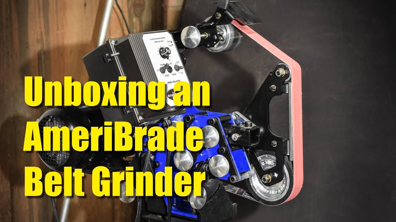 Unboxing a New Belt Grinder for Knife Makers