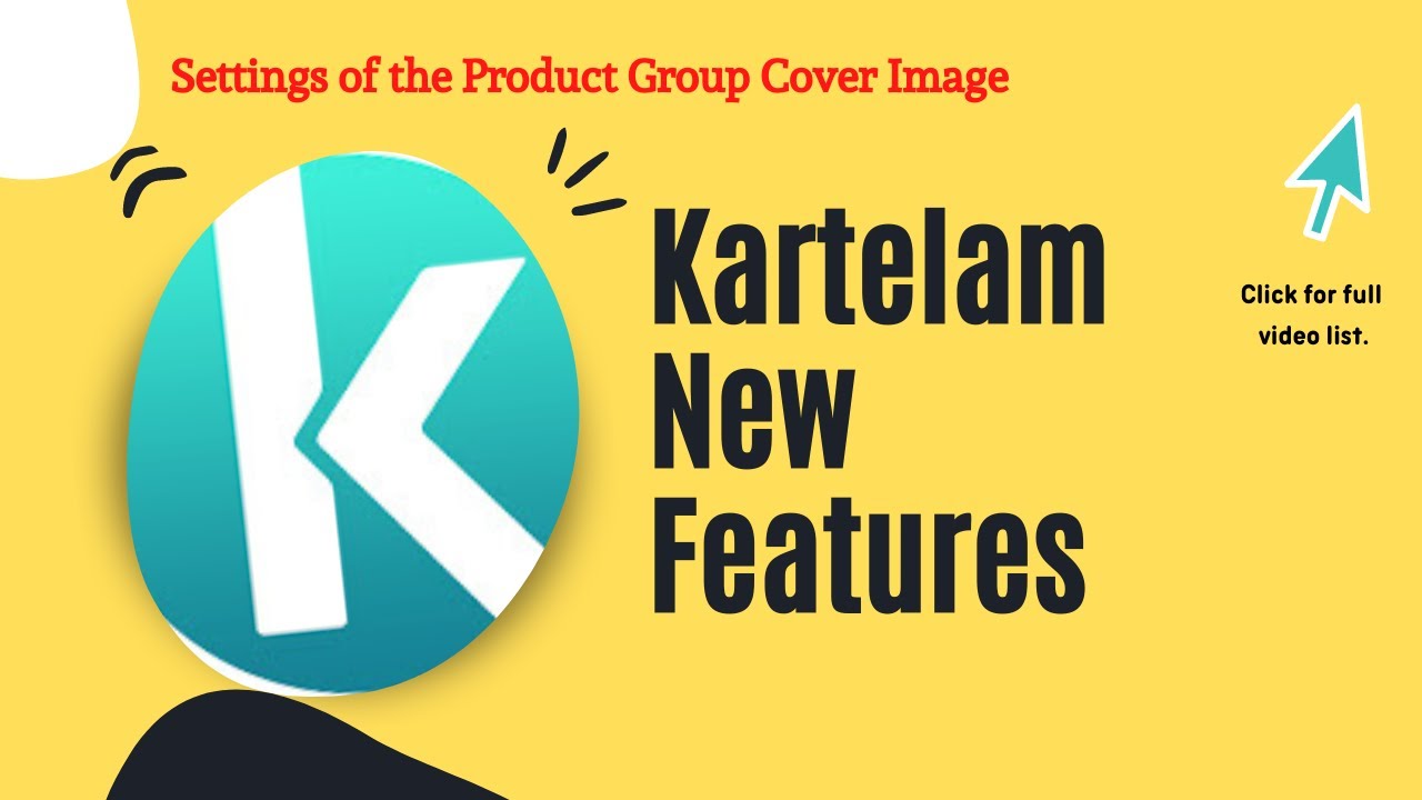 Settings of the Product Group Cover Image