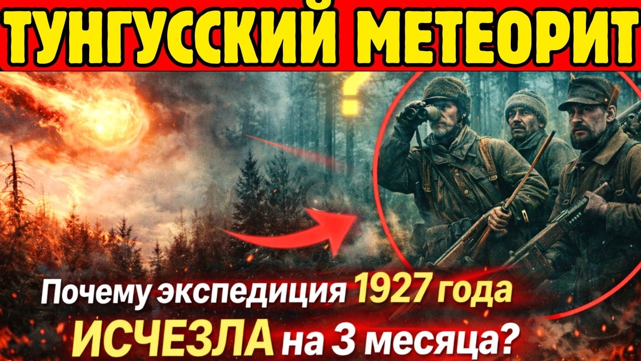 ТУНГУСКИЙ МЕТЕОРИТ ИЛИ ЧТО-ТО БОЛЬШЕЕ — ПОЧЕМУ УЧЁНЫЕ 1927-ГО ПРОПАЛИ БЕЗ СЛЕДА?