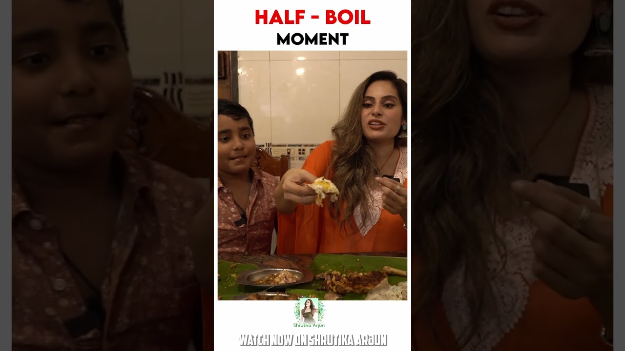 Half-Boil தோசை வேட்டை 😋 |  Shrutika Arjun #shorts