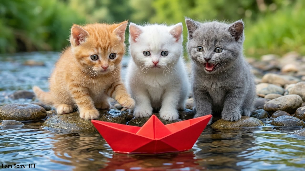 🐱🎠 Mama Cat Takes Her Kitten to the Park—A Playdate They’ll Never Forget!
