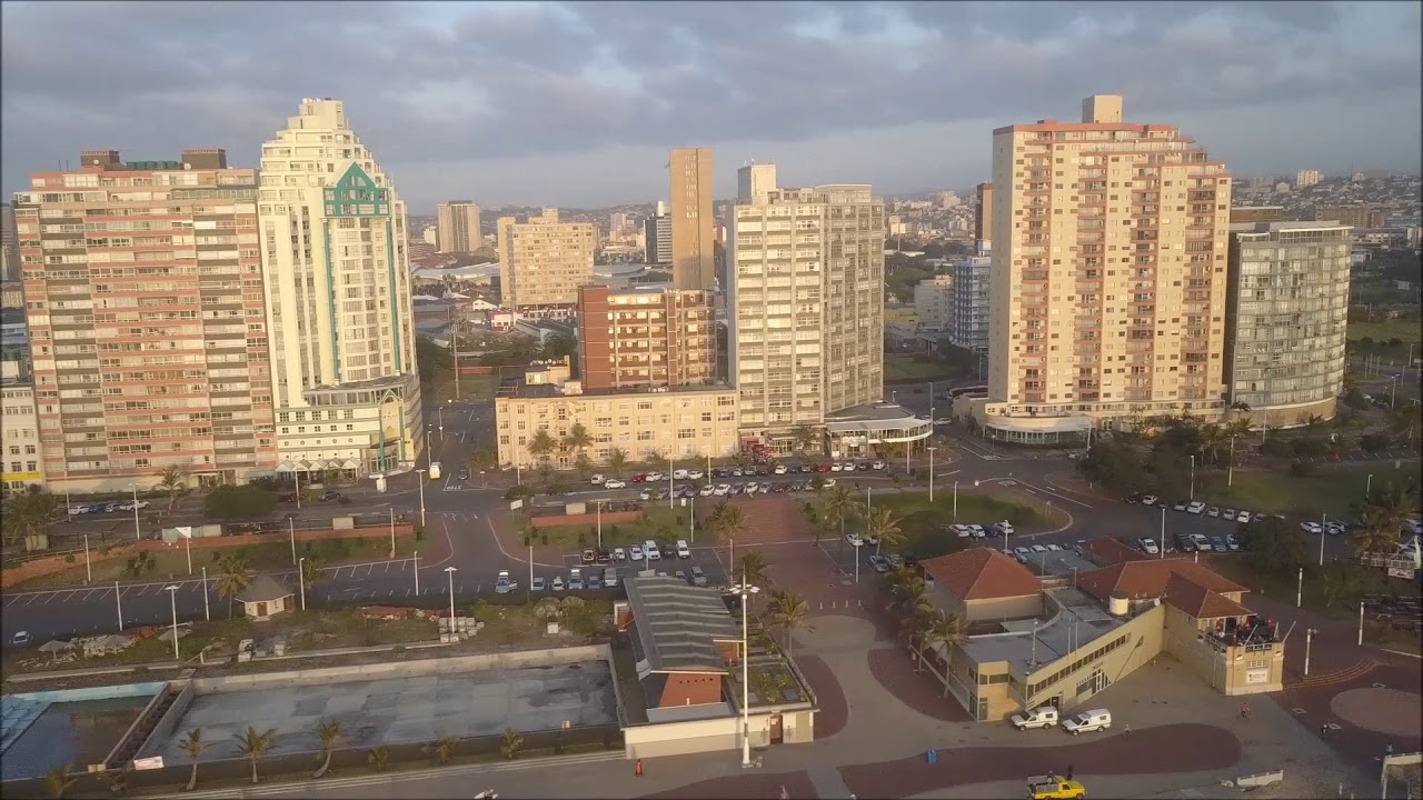 DRONE FOOTAGE OF DURBAN SOUTH AFRICA - WARMEST PLACE TO BE