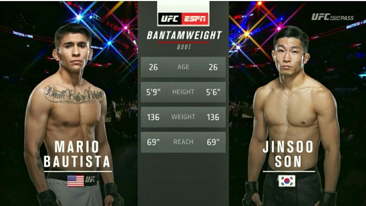 UFC FN: Mario Bautista Vs Jinsoo Son - UFC Fights Night - UFC Hightlight