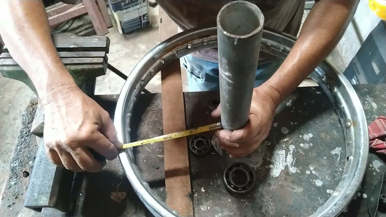 serralheiro como fazer uma roda pra carrinho de geladeira com jante de moto