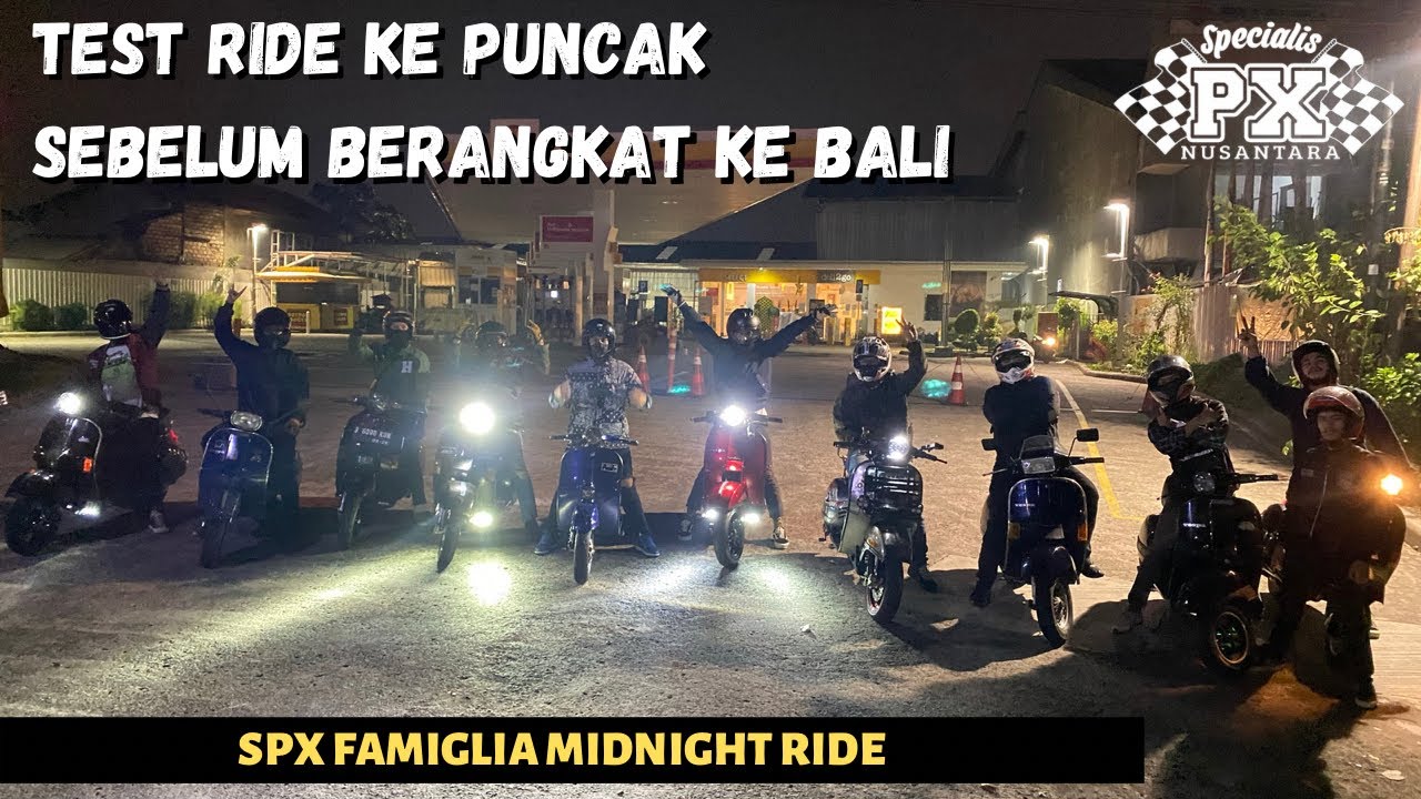 TES MESIN VESPA KE PUNCAK