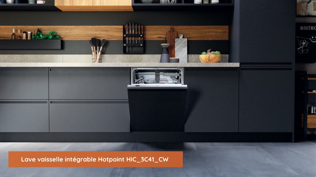 Lave vaisselle intégrable Hotpoint HIC 3C41 CW