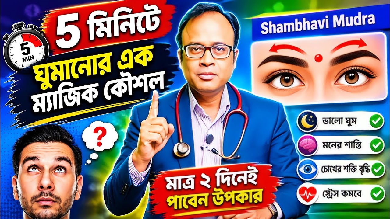 💥ওষুধ ছাড়াই চোখে ঘুম আনার প্রাচীন জাদুকরী টেকনিক্ । এই কৌশলে ঘুমাতে পারবেন শিশুর মতো । Sleep Tech 